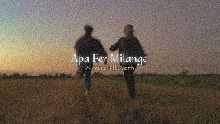 Apa Fer Milange Slowed amp Reverb Song ☺️ viralvideo videos song [upl. by Neelyhtak]