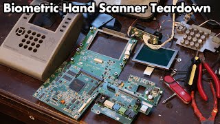 Biometric quotHandPunch GT400quot Hand Scanner Teardown [upl. by Yursa]