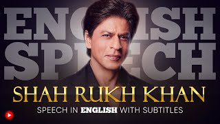 ENGLISH SPEECH  SRK Life Lessons English Subtitles [upl. by Agathe119]