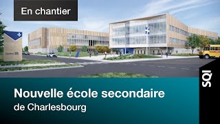 Deuxième visite de chantier  Nouvelle école secondaire de Charlesbourg 2023 [upl. by Eissac]