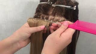 How To Safely Remove Weft Hair Extensions  Weave [upl. by Tabib485]