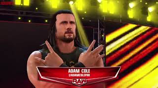 Adam Cole Entrance w Titantron  WWE 2K22 [upl. by Zandra]