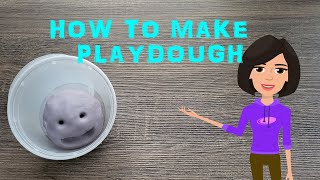 How To Make No Cook Playdough At Home  Homemade Playdough Recipe [upl. by Snebur]