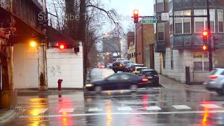 Chicago IL Cook County Rain Waves Wind  312018 [upl. by Lorou906]