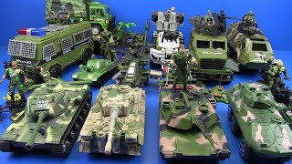 Military Toys Tanks Soldiers Helicopter Trucks Toys For Kids  Guns amp Weapons ToysBox of Toys [upl. by Nautna491]