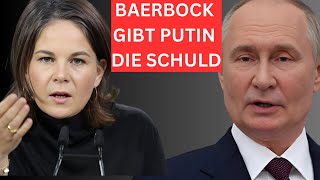 Annalena Baerbock macht Putin für das Scheitern der Ampelkoalition verantwortlich [upl. by Rourke]