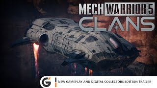 MechWarrior 5 Clans  New Gameplay and Digital Collectors Edition trailer [upl. by Sedecram251]