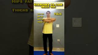 exercises to lose belly fat at home part 134short reducebellyfat bellyfatloss yoga [upl. by Haliak3]