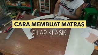 Cara membuat matras cetakan pilar model klasik motif masa kini [upl. by Rema14]