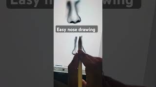 Step by step nose drawing very easy  Drawing for beginners shorts art begginers [upl. by Accebar6]