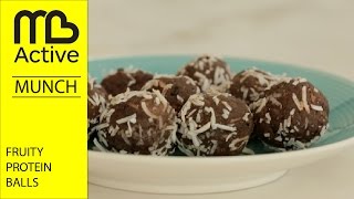 Michelle Bridges Recipe for Fruity Protein Balls [upl. by Schou]