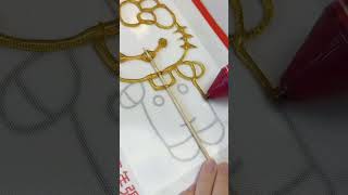 Lets make hello kitty candy  Bút làm kẹo đường 3D handmade tuntunshop [upl. by Mildred]