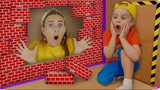 Giant Box Fort Maze Challenge with Chris [upl. by Clotilda]