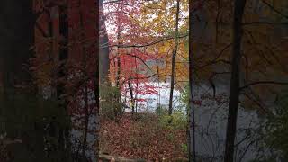 Beautiful autumn day at Breaks Interstate Park lakeview autumn [upl. by Oskar956]