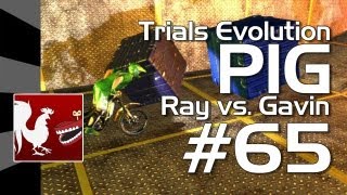 Trials Evolution  Achievement PIG 65 Ray vs Gavin  Rooster Teeth [upl. by Rosemaria708]