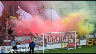 Pyrotechnik SV Babelsberg 03 vs FC St Pauli [upl. by Nednerb]