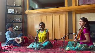 Marakatha House Concert 1  Diya Ramkumar  Amatra Jagannathan  Advait Krishnan [upl. by Kenn]