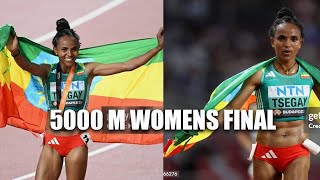 ሴቶች 800 ሜትር ሩጫ ፍፃሜ ውድድር  Paris 2024 Olympics  ፓሪስ ኦሎምፒክ  Womens 800 M Final 5000 ሺ ሜትር ሩጫ [upl. by Odella]