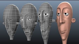 Maya Cartoon Head Topology  Overview Long Version [upl. by Adnor567]