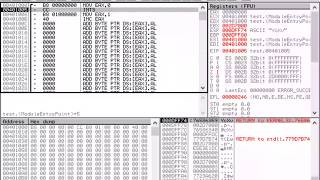 How to experiment with assembly instructions fasm and OllyDbg [upl. by Ahsinra]