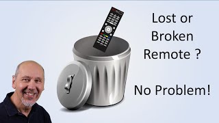 Simple Cheap Solutions for Lost or Broken Remotes [upl. by Octavus]