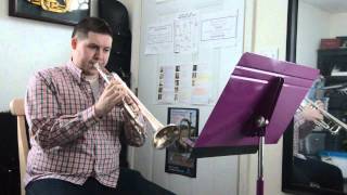 Thomas Boulton trumpet Charlier Etude No 2 1 of 36 [upl. by Atteynek]