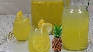 Limonada de Piña  Bebida Super Refrescante  Recetas en Casayfamiliatv [upl. by Sucram]