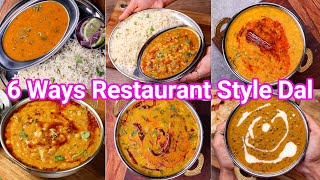 6 Ways Hotel Style Dal Recipes at Home  Restaurant Style Dal Recipes Simple New Trick [upl. by Sualakcin962]