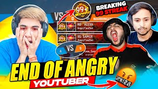 RG Exposed😡Breaking 99 Winning Streak🥶Angry Youtuber रो गया [upl. by Adnohsel]