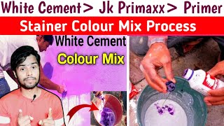 Paint Colour Mix Process  Jk Primaxx Colour Mix [upl. by Poliard554]