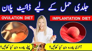 Diet Plan To Get Pregnant Fast Ovulation Diet Implantation Diet Hormonal Imbalance Diet dr tahir [upl. by Arden]