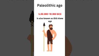 Paleolithic Age History2 facts history youtubeshorts [upl. by Analah148]