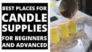 BEST PLACES to get candle making supplies Best options for beginners and advanced candle makers [upl. by Idak]