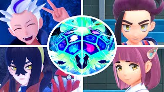 Pokémon Scarlet amp Violet The Indigo Disk  All Boss Fights [upl. by Annaoj]