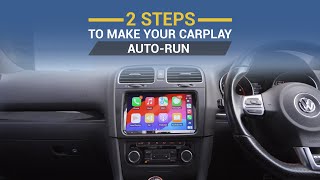 Unleash the Power of Apple Carplay 2 Steps to make it Autorun carplay headunit [upl. by Eekram]