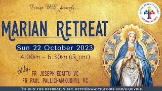 LIVE Marian Retreat 22 October 2023 Divine UK [upl. by Loomis]