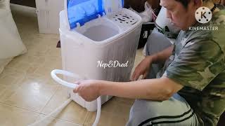 Ep292 Unboxing Portable Washing Machine [upl. by Durer]