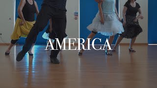 West Side Story quotAmericaquot Performance Choreography [upl. by Orsa44]