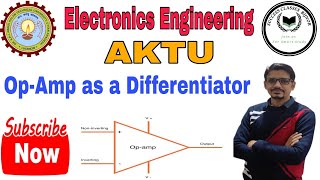 Differentiator  opamp as a differentiator electronic aktu ic741 differentiator opamp [upl. by Ulland]