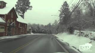 4416 Poughkeepsie NY Snowfall [upl. by Aikin]