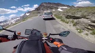 Col de lIseran on a KTM 1290 Super Duke R│SWISSBIKER [upl. by Eilojne932]