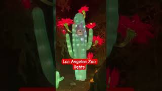 Los Angeles Zoo lights Nov 15Jan 5 family losangeles usa california fun zoolights [upl. by Qidas]