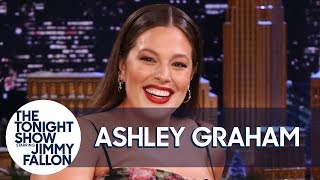 Ashley Graham Gave Guests Tattoos and Piercings at Her Coed Baby Shower [upl. by Aizat925]