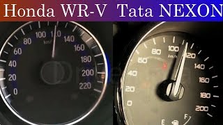 Honda WRV 15 vs Tata NEXON 15 0100 Acceleration [upl. by Adahs]