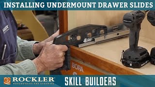 How to Install Blum TANDEM Undermount Drawer Slides [upl. by Delanos]