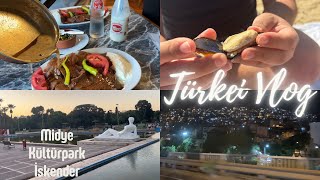 126 Türkei Vlog  Özdere Çukuraltı Strand  Midye  Iskender in Izmir  Kültür Parkı  Kultur Park [upl. by Ahsenrad]