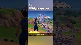 Why people quit playing Fortnite [upl. by Mallen]