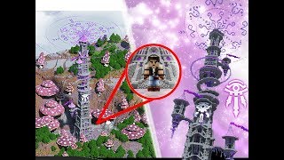 Worlds TALLEST most EPIC Minecraft tower EVER [upl. by Neltiac]