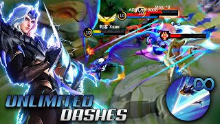 Lancelot UNLIMITED DASH Montage  Lancelot Montage 1  MLBB [upl. by Aimahs]