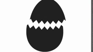 🥚🥚🥚Cracked egg shape  Adobe Illustrator cs6 tutorial How to create simple vector broken egg [upl. by Anoek]